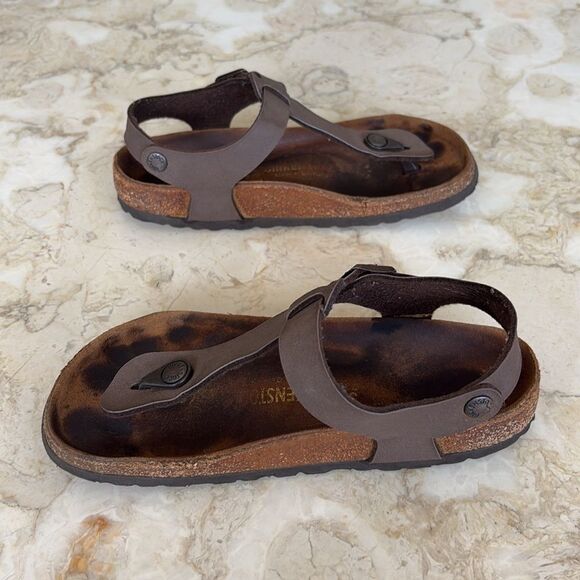 Birkenstock Birko-Flor Birkibuc Sandals - Stone Gray - Picture 5 of 14